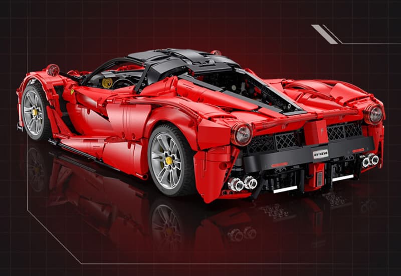 KLOCKI CADA SAMOCHÓD SPORTOWY FERRARI 1:8, 4739 EL.