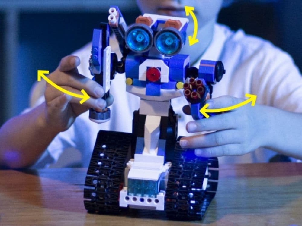 Apitor Robot J – programowalny robot 6 w 1 dla dzieci, 480 elementów, sterowanie z aplikacji