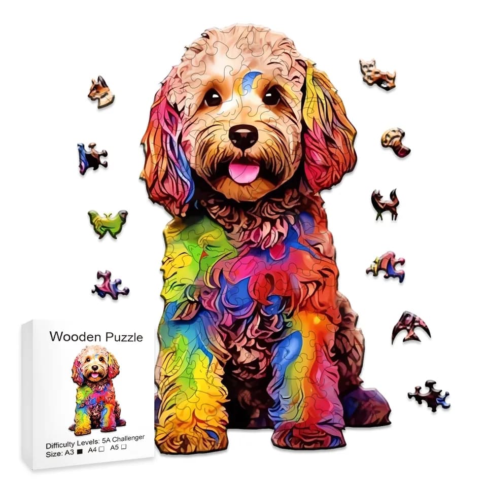 PUZZLE DREWNIANE, UKŁADANKA DREWNIANA XXL A3