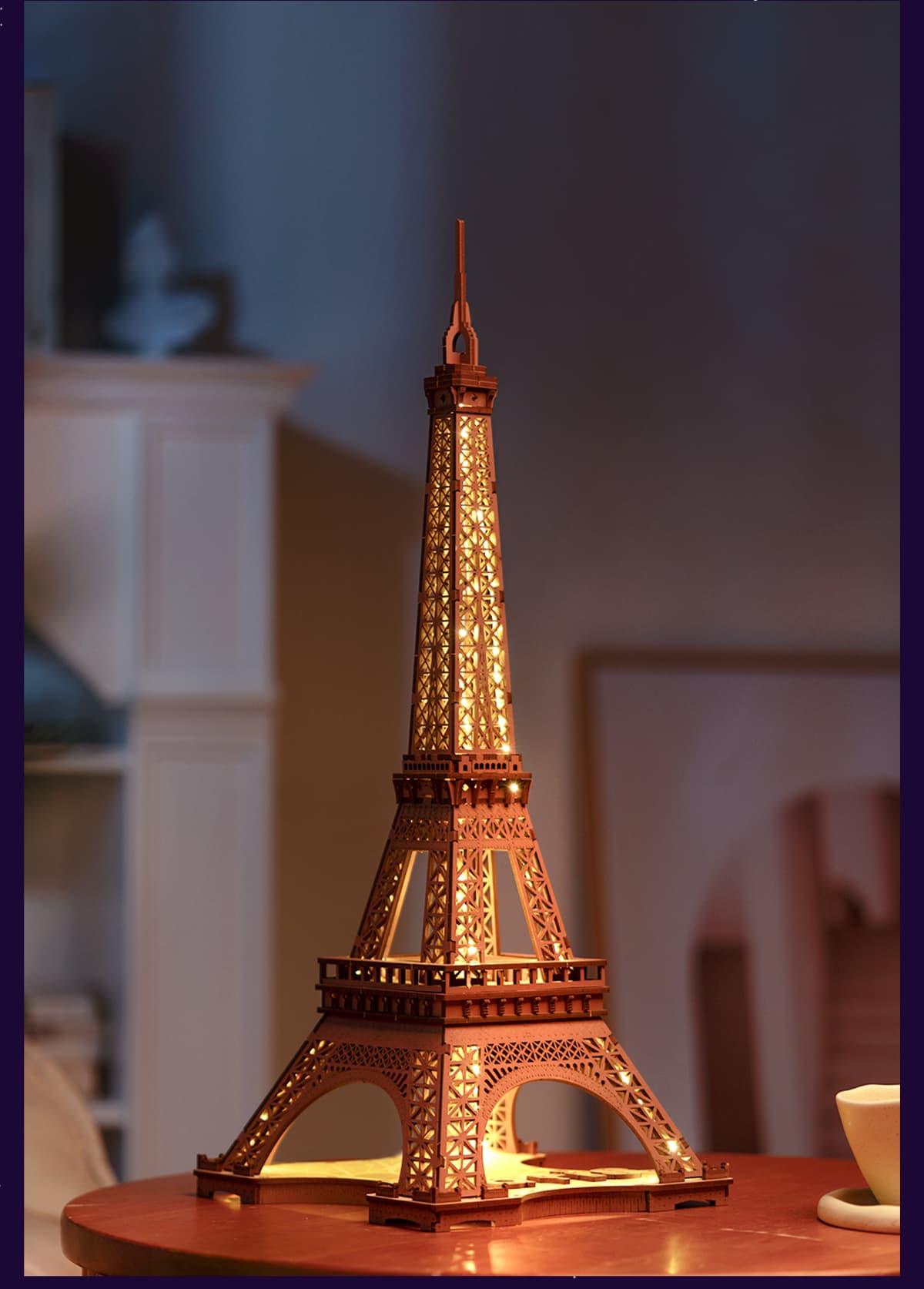 PUZZLE DREWNIANE 3D Wieża Eiffla