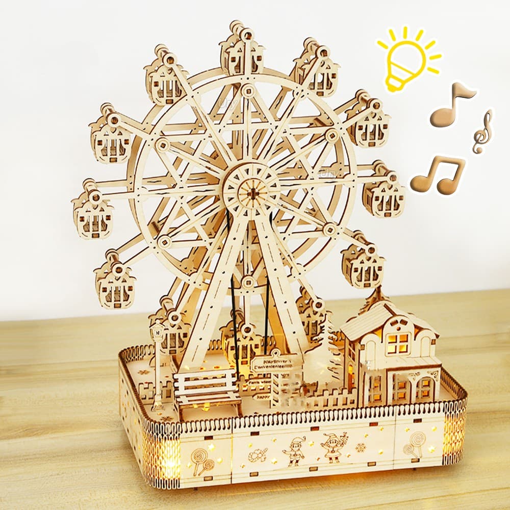 PUZZLE DREWNIANE 3D Diabelski Młyn