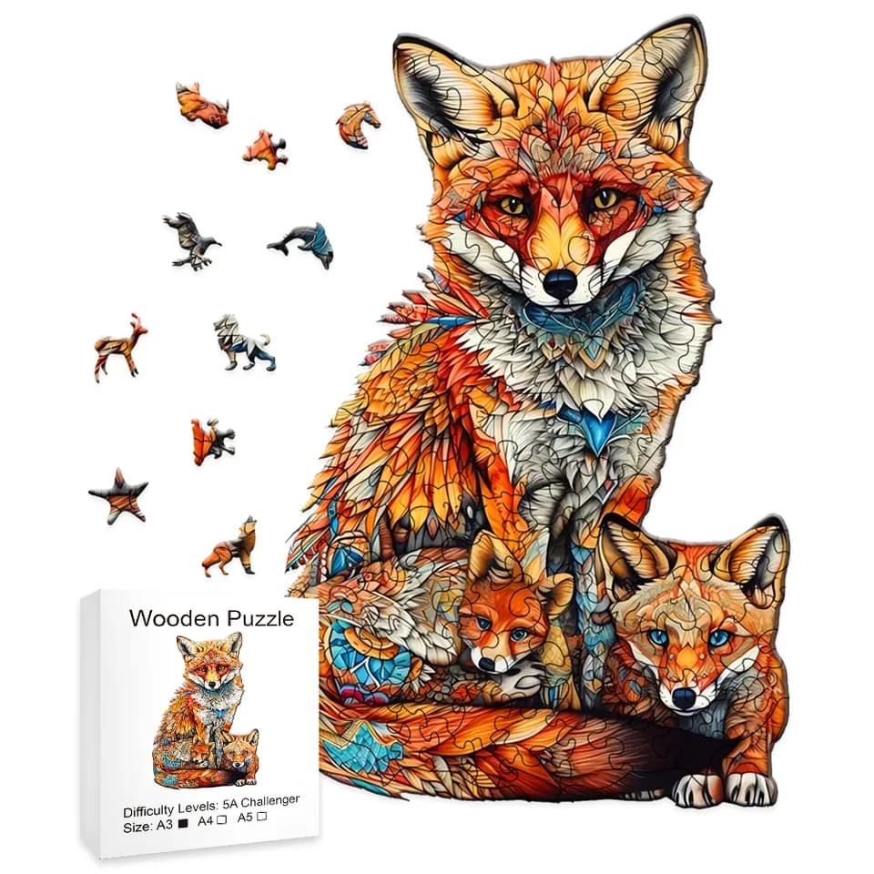 PUZZLE DREWNIANE, UKŁADANKA DREWNIANA XXL A3